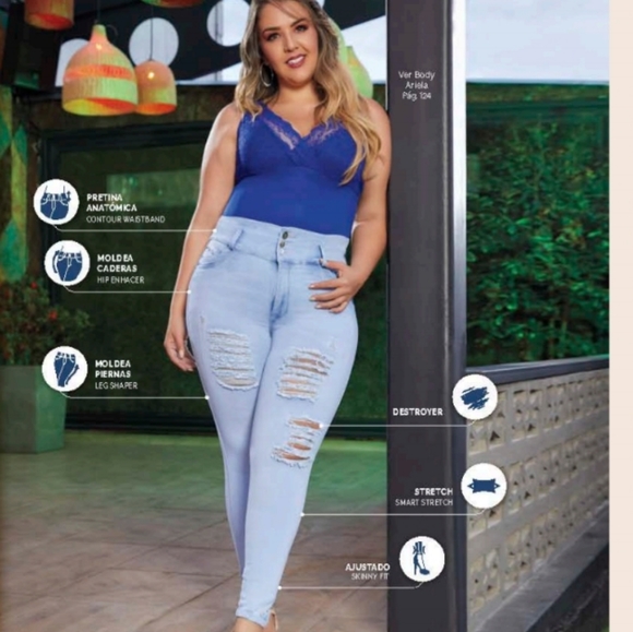 Colombian jeans levanta cola ( butt lifter jeans ) - Picture 2 of 3